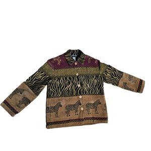 Women's SAG HARBOR Safari Shirt  Jacket Shacket Size 6